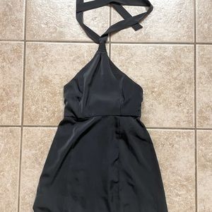 Urban Outfitters black halter dress